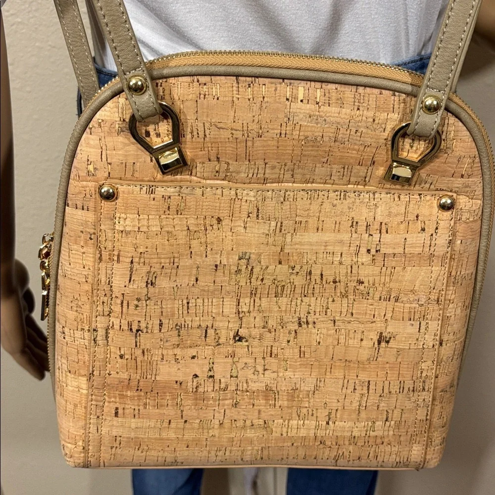 Miztique Daisy Cork Convertible Backpack Purse